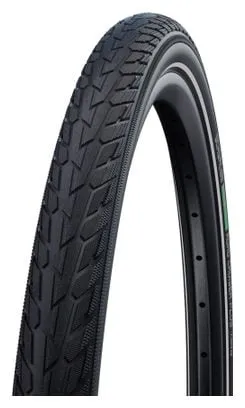 Schwalbe Road Cruiser Plus 24 '' Tubetype Rigid Tire PunctureGuard Green Compound Sidewalls Reflex E-Bike E-25